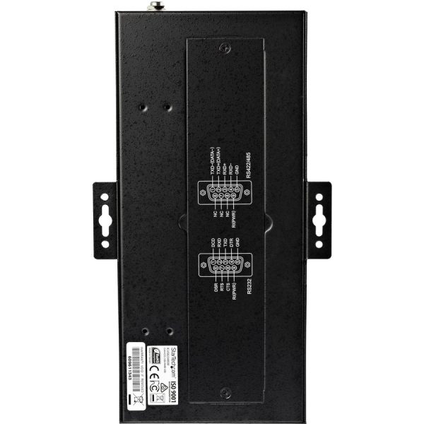 StarTech.com USB to RS232/RS485/RS422 8 Port Serial Hub Adapter - Industrial Metal USB 2.0 to DB9 Serial Converter - Din Rail Mountable - Image 3