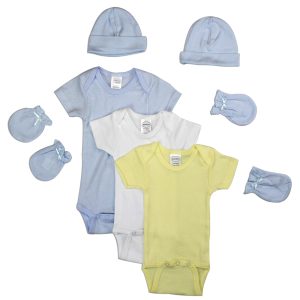 Newborn Baby Boys 7 Pc  Baby Shower Gift Set Ls_0043