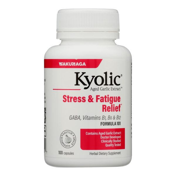 Kyolic - Stress and Fatigue Relief Formula 101 - 100 Capsules - Image 3