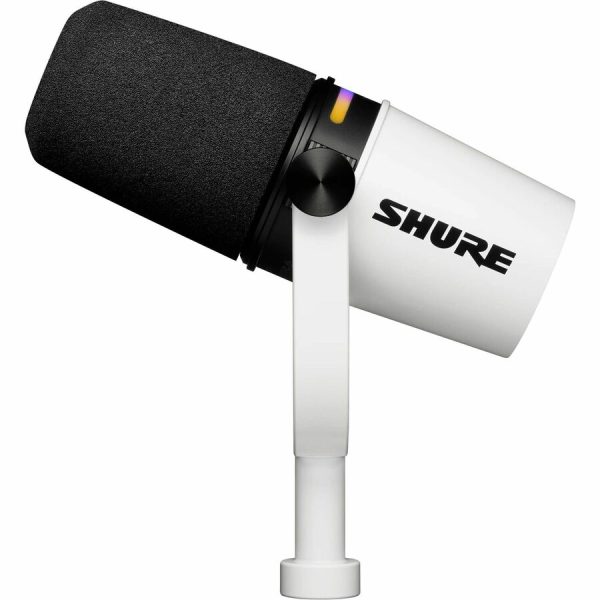 Shure MV7+ Wired Dynamic Microphone for Podcasting, Live Streaming, Music, Recording, Voice - White - Image 5