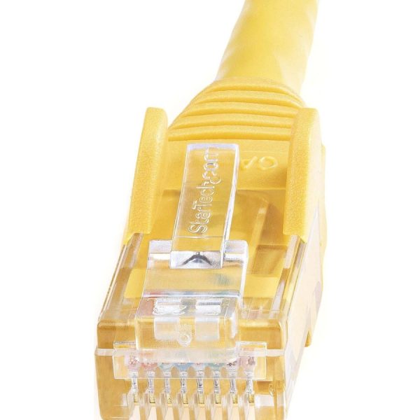 StarTech.com 14ft CAT6 Ethernet Cable - Yellow Snagless Gigabit - 100W PoE UTP 650MHz Category 6 Patch Cord UL Certified Wiring/TIA - Image 2