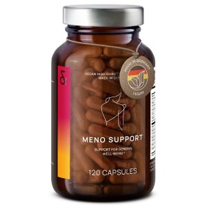 Meno Balance   Menopause Support   with Wild yam Root Red Clover Siberian Rhubarb   Hot Flash Relief Mood Swings & Muti Symptom Support  120 Capsules