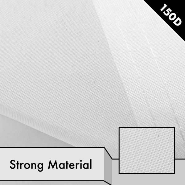 Solid White Color Flag 3x5 Ft 3-Pack Printed 150D Polyester By G128 - Image 4