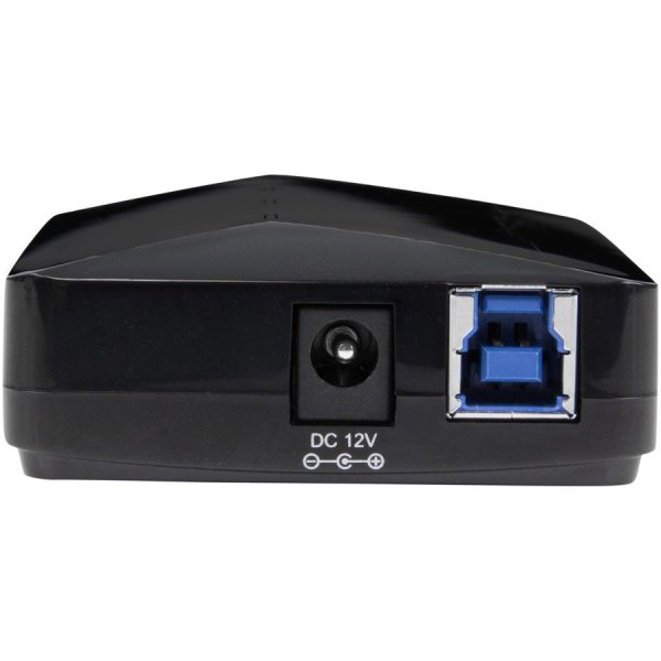 StarTech.com 4-Port USB 3.0 Hub plus Dedicated Charging Port - 5Gbps - 1 x 2.4A Port - Desktop USB Hub and Fast-Charging Station - Image 4