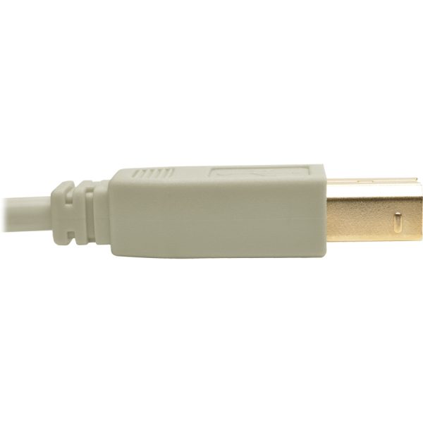 Eaton Tripp Lite Series USB 2.0 A to B Cable (M/M), Beige, 15 ft. (4.57 m) - Image 4