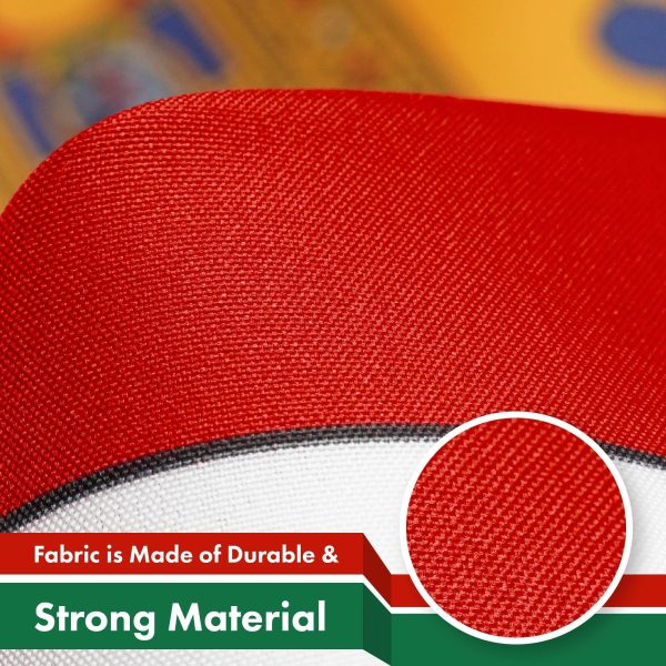 G128 Hungary Coat of Arms Flag | 3x5 Ft | LiteWeave Pro Series Printed 300D Polyester | Country Flag, Indoor/Outdoor, Vibrant Colors, Brass Grommets - Image 4