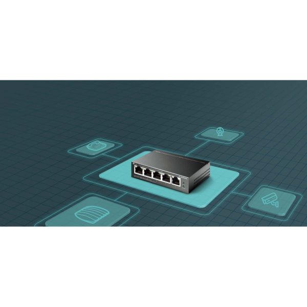 TP-Link TL-SG105PE - 5-Port Gigabit Easy Smart Switch with 4-Port PoE+ - Image 7