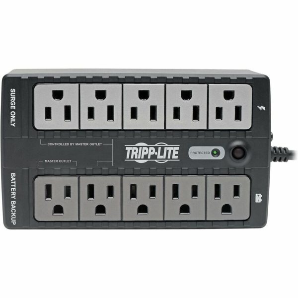 Eaton Tripp Lite Series 550VA 300W Standby UPS - 10 NEMA 5-15R Outlets, 120V, 50/60 Hz, 5-15P Plug, ENERGY STAR, Desktop/Wall - Image 3