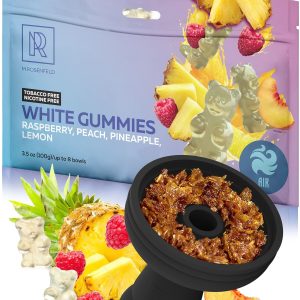 Hookah Flavor White Gummies Herbal Shisha Hookah Flavors Nicotine Free 3.5 ounce 100 Gram Hookah Shisha Tobacco Free Hookah Tobacco & Nicotine Free Shisha Shisha Hookah Flavors (Pack of 1)