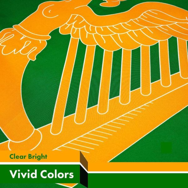 G128 Ireland Erin Go Bragh Flag | 3x5 Ft | Printed 150D Polyester - Indoor/Outdoor, Vibrant Colors, Brass Grommets, Quality Polyester, Much Thicker More Durable Than 100D 75D Polyester - Image 3