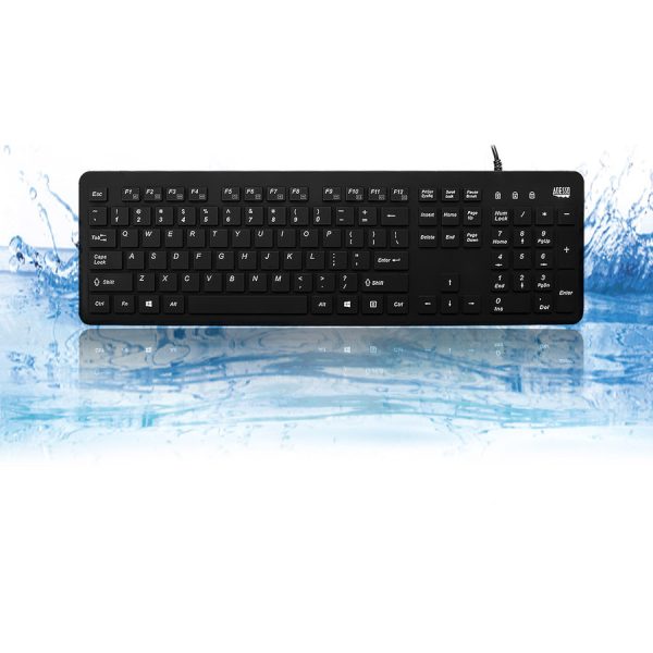 Adesso Antimicrobial Waterproof Desktop Keyboard - Image 3