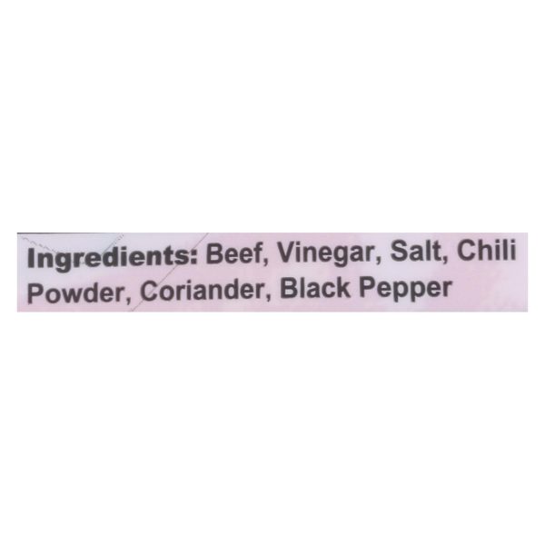 Kalahari Biltong Spicy Peri Peri Air-Dried Sliced Beef - Case of 8 - 2 OZ