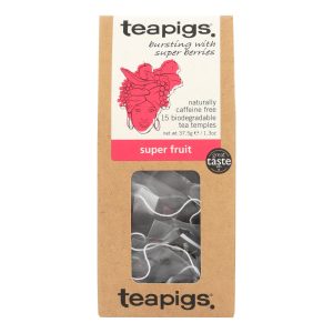 Teapigs Super Fruits Bursting With Super Berries Tea  - Case of 6 - 15 CT