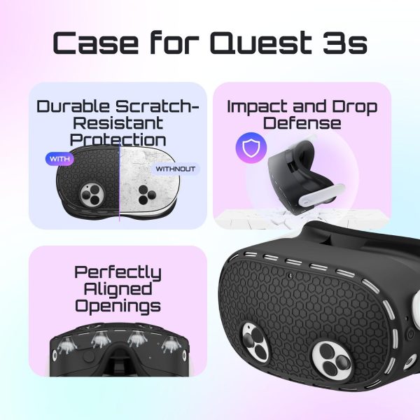 Silicone Cover Set Compatible with Meta Oculus Quest 3s - Image 2