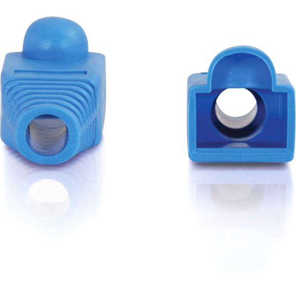 C2G RJ45 Snagless Boot Cover (6.0mm OD) - Blue - 50pk - Image 3