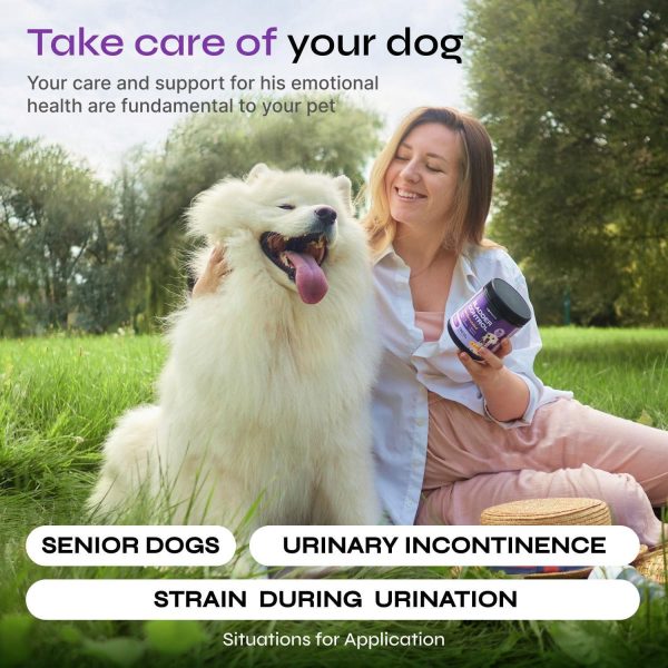Dog UTI Treatment   Bladder Control Cranberry Chews   Dog Cranberry Supplement for Urinary Tract Bladder & Kidney Health   Cranberry D Mannose Soft Treats for Dog Incontinence   Healthy Bladder - Image 4