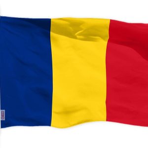 G128 Romania Romanian Flag | 3x5 Ft | Printed 150D Polyester - Indoor/Outdoor, Vibrant Colors, Brass Grommets, Quality Polyester, Much Thicker More Durable Than 100D 75D Polyester