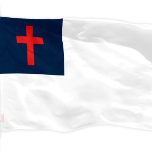 Christian Religious Cross Flag 150D Printed Polyester 3x5 Ft