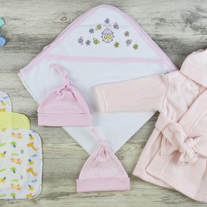 Hooded Towel, Hats, Wash Coths And Robe Ls_0625