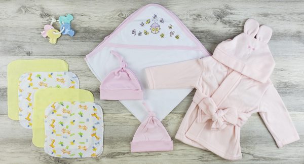 Hooded Towel, Hats, Wash Coths And Robe Ls_0625