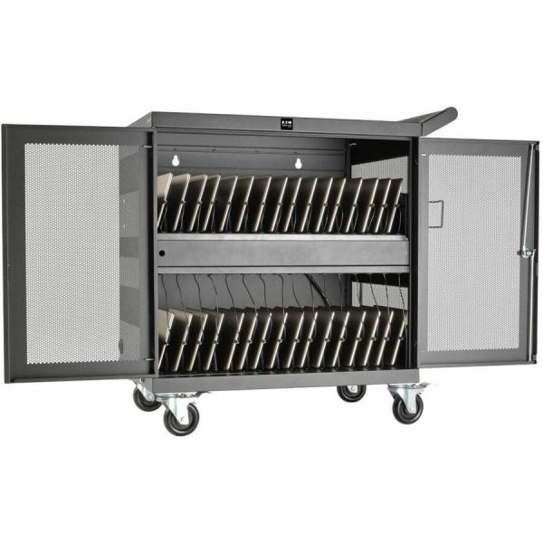 Eaton Tripp Lite Series Multi-Device Charging Cart, 32 USB Ports, iPad and Android Tablets, Wall-Mount Option, Black - Image 6