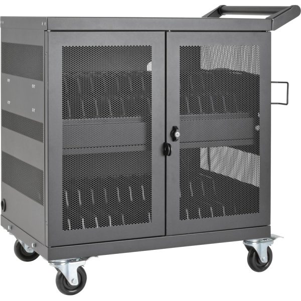 Eaton Tripp Lite Series Multi-Device Charging Cart, 32 USB Ports, iPad and Android Tablets, Wall-Mount Option, Black - Image 8