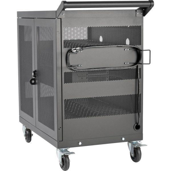 Eaton Tripp Lite Series Multi-Device Charging Cart, 32 USB Ports, iPad and Android Tablets, Wall-Mount Option, Black - Image 10