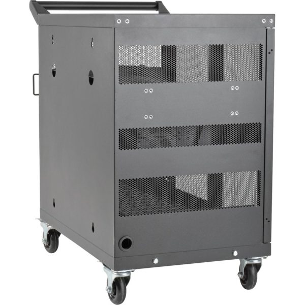 Eaton Tripp Lite Series Multi-Device Charging Cart, 32 USB Ports, iPad and Android Tablets, Wall-Mount Option, Black - Image 11