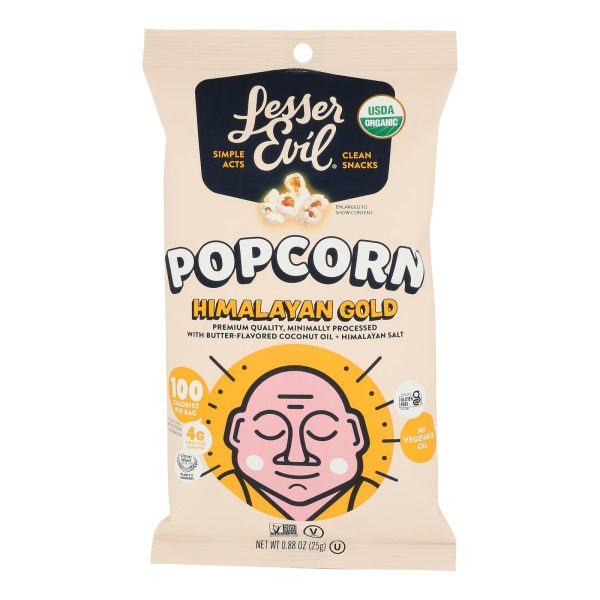 Lesser Evil Popcorn - Buddha Bowl Foods - Case of 18 - .88 oz. - Image 3