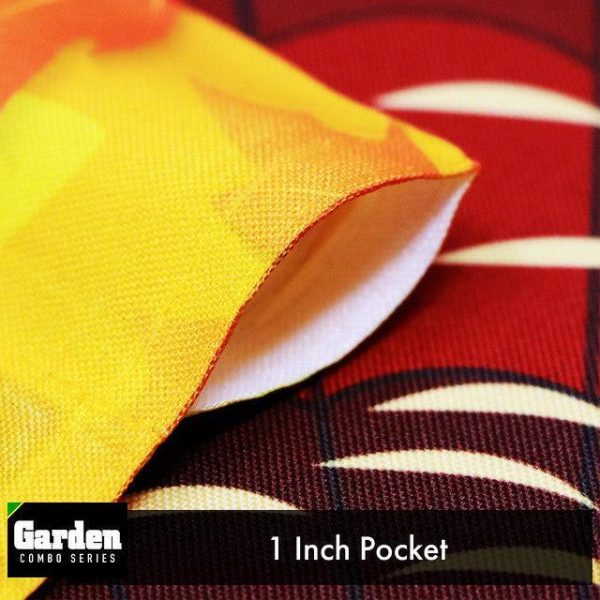 G128 Combo Pack: Garden Flag Stand Black 36x16 Inch & Garden Flag Pilgrim Turkey Yellow 12x18 Inch - Image 4