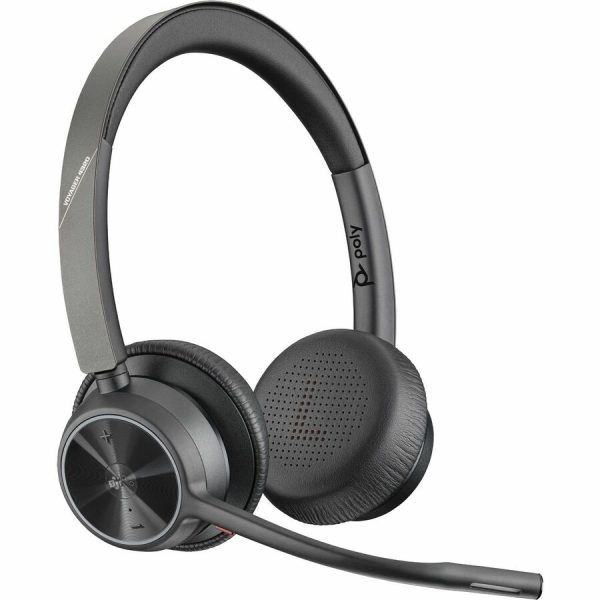 Poly Voyager 4320-M Microsoft Teams Certified Headset + BT700 Dongle + Charging Stand - Image 2