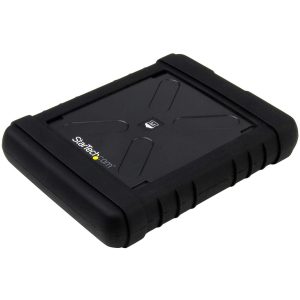 StarTech.com 2.5" USB 3.0 Hard Drive Enclosure â€" Rugged â€" Supports UASP â€" Tool-Less â€" IP54 â€" SSD USB External HDD Enclsoure