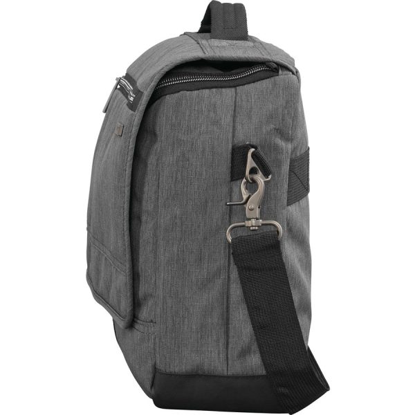 Samsonite Modern Utility Carrying Case (Messenger) for 15.6" Apple iPad Notebook, Tablet - Charcoal Heather, Charcoal - Image 5