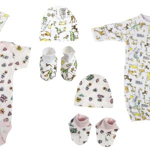 Newborn Baby Girl 7 Pc  Sets Nc_0609