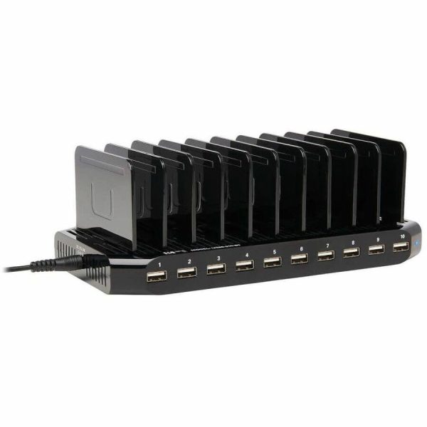 Eaton Tripp Lite Series 10-Port USB Charging Station with Adjustable Storage, 12V 8A (96W) USB Charger Output - Image 3