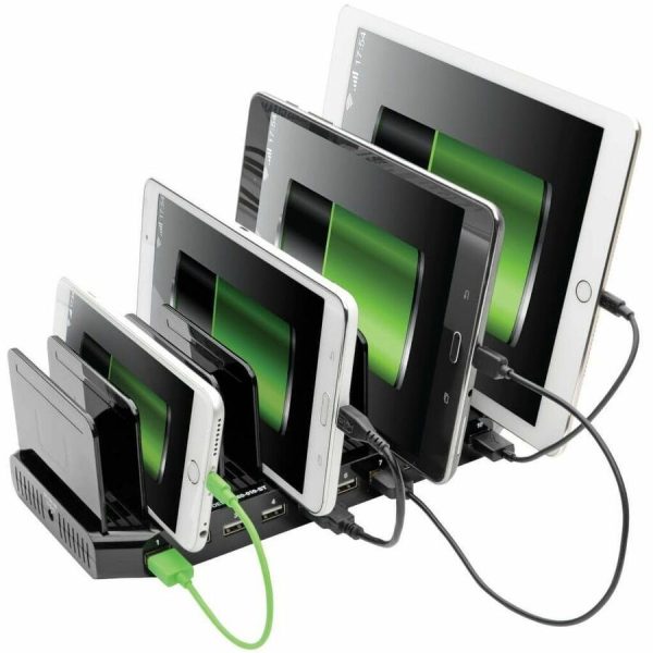 Eaton Tripp Lite Series 10-Port USB Charging Station with Adjustable Storage, 12V 8A (96W) USB Charger Output - Image 4