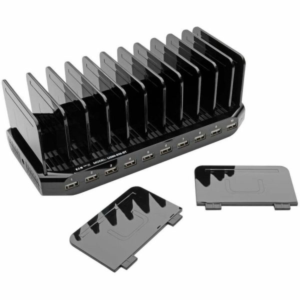 Eaton Tripp Lite Series 10-Port USB Charging Station with Adjustable Storage, 12V 8A (96W) USB Charger Output - Image 10