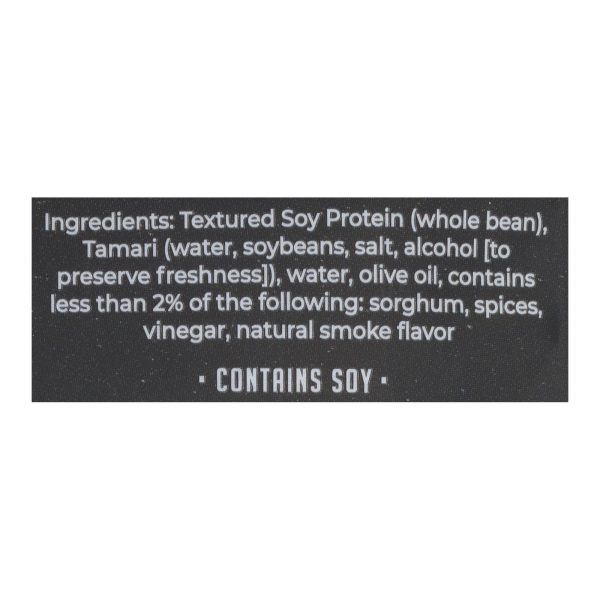 Louisville Vegan Jerky Jerky - Vegan - Black Pepper - Case of 10 - 3 oz