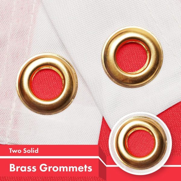 G128 10 Pack: Indonesia Indonesian Flag | 3x5 Ft | Printed 150D Polyester - Indoor/Outdoor, Vibrant Colors, Brass Grommets, Quality Polyester, Much Thicker More Durable Than 100D 75D Polyester - Image 2