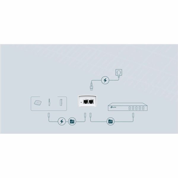 TP-Link TL-POE4824G Gigabit 48VDC Passive PoE Adapter - Image 6