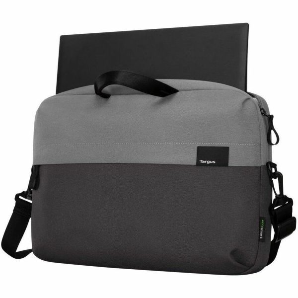 Targus Sagano EcoSmart TBS574GL Carrying Case (Slipcase) for 14" Notebook - Black/Gray - Image 6