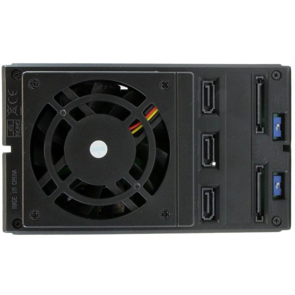 StarTech.com 3 Bay Aluminum Trayless Hot Swap Mobile Rack Backplane for 3.5in SAS II/SATA III - 6 Gbps HDD - Image 4