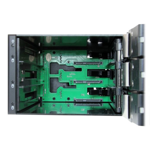 StarTech.com 3 Bay Aluminum Trayless Hot Swap Mobile Rack Backplane for 3.5in SAS II/SATA III - 6 Gbps HDD - Image 5