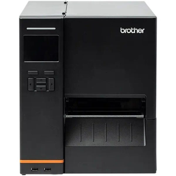 Brother TJ-4420TN Industrial Direct Thermal/Thermal Transfer Printer - Monochrome - Label Print - USB - Serial - Black - Image 2