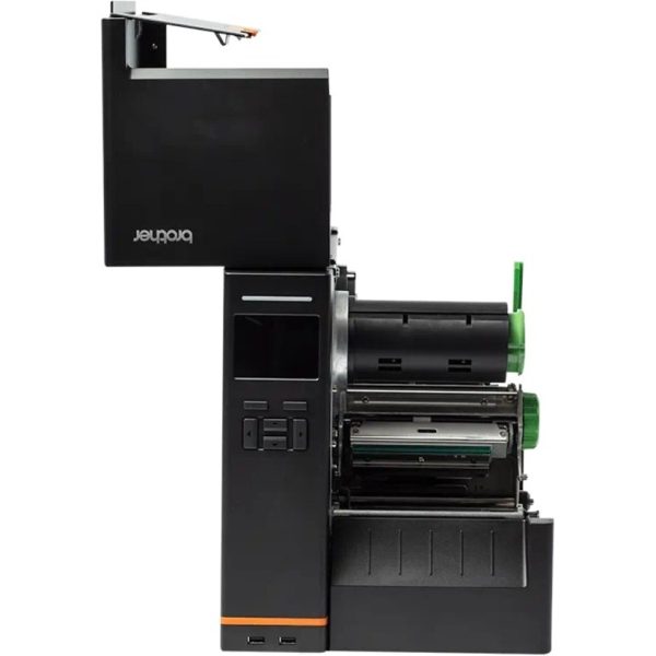 Brother TJ-4420TN Industrial Direct Thermal/Thermal Transfer Printer - Monochrome - Label Print - USB - Serial - Black - Image 4