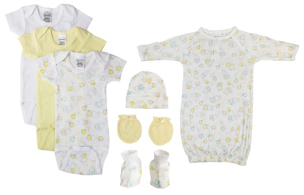 Unisex Newborn Baby 7 Pc  Sets Nc_0641