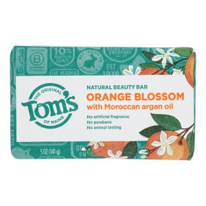 Tom's of Maine Beauty Bar - Orange Blossom - Case of 6 - 5 oz