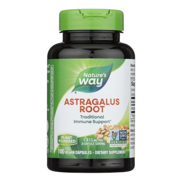 Nature's Way - Astragalus Root - 470 mg - 100 Capsules - Image 2