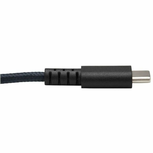 Eaton Tripp Lite Series Heavy-Duty USB-A to USB-C Cable, USB 2.0, UHMWPE and Aramid Fibers, (M/M), Gray, 10 ft. (3.05 m) - Image 4