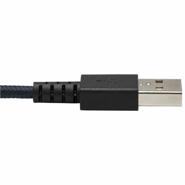 Eaton Tripp Lite Series Heavy-Duty USB-A to USB-C Cable, USB 2.0, UHMWPE and Aramid Fibers, (M/M), Gray, 10 ft. (3.05 m) - Image 5
